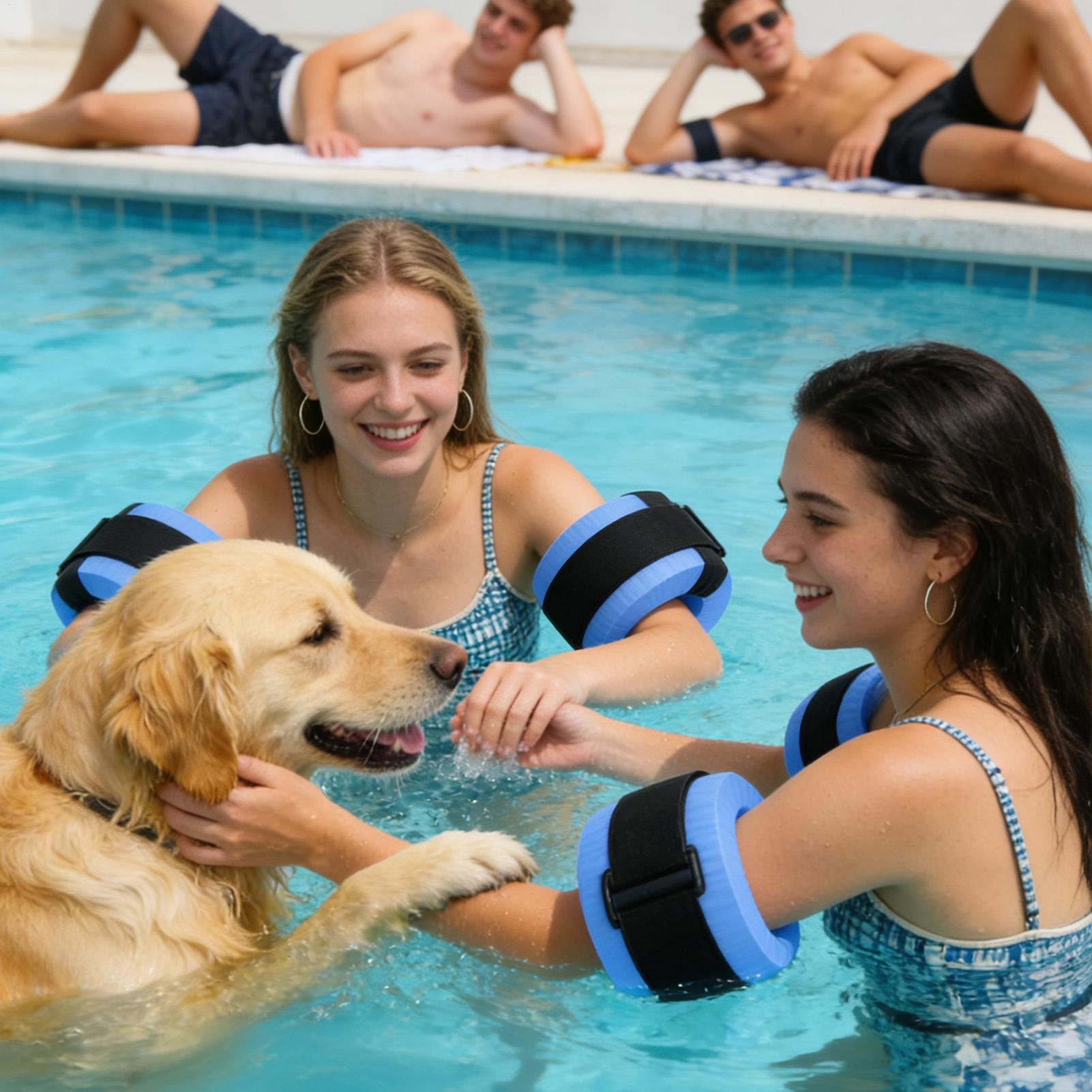 2pcs Foam Swimming Float Ring  - Aquatic Sports For Kids review and price